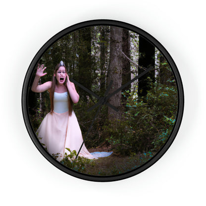 Lost Princess and the Dense Forest Tiara - The Alien Wall Clock