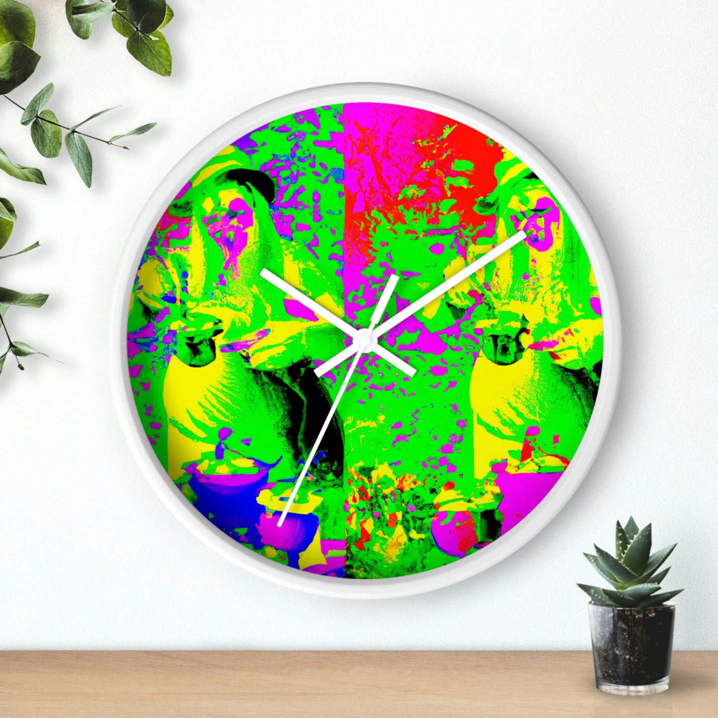 "A Witch's Garden Spellbook" - The Alien Wall Clock