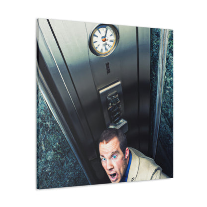 "Tick Tock - Trapped in an Elevator" - The Alien Canva