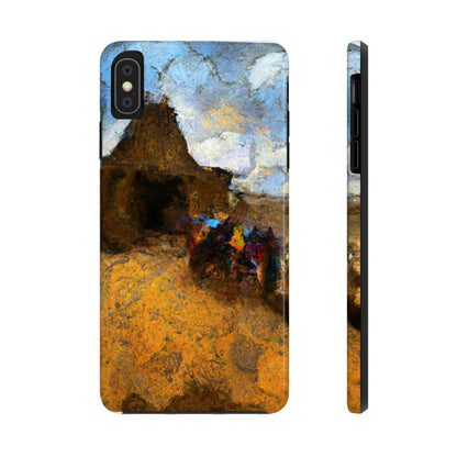 "Dusty Pilgrims at the Forgotten Shrine" - The Alien Tough Phone Cases