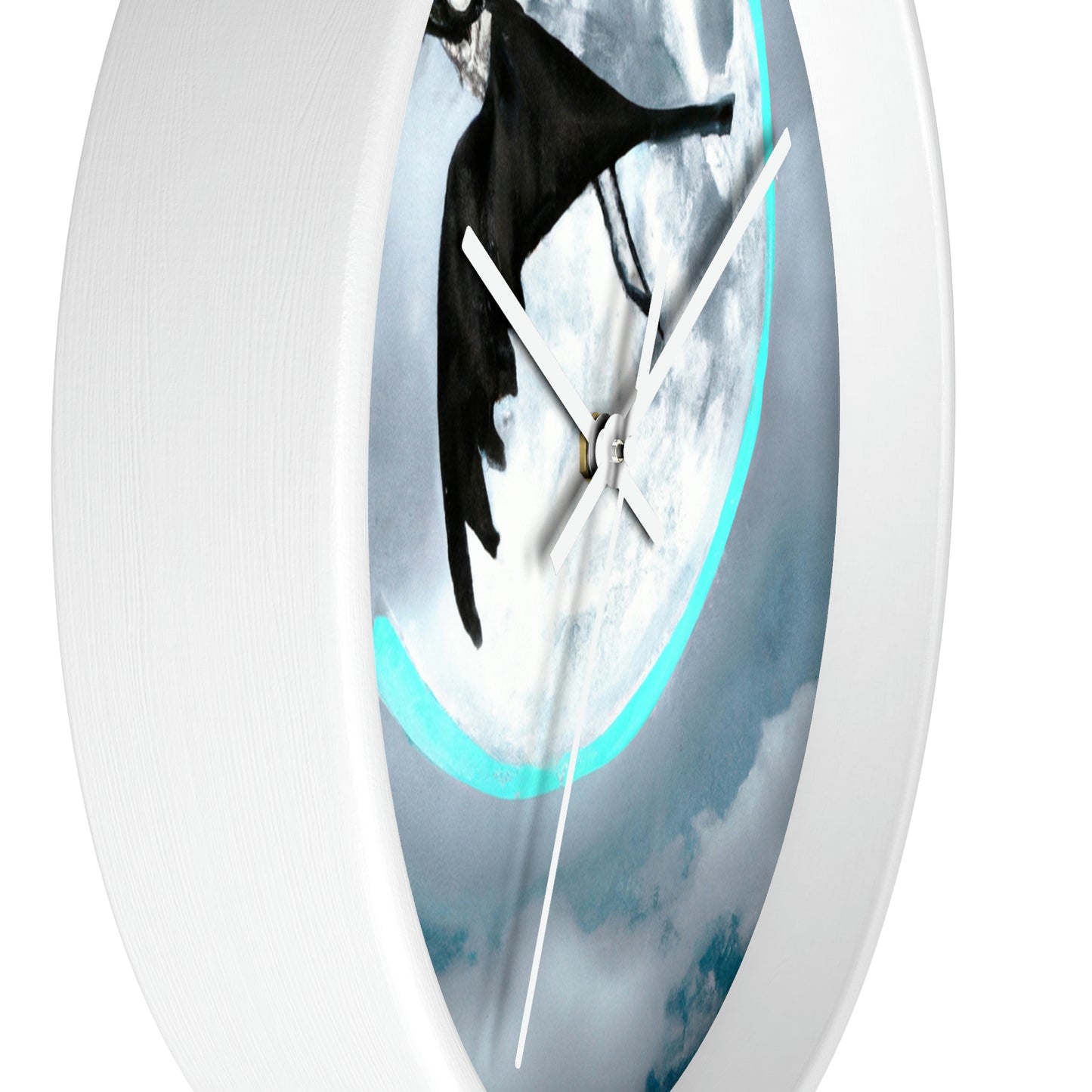 "Lunar Plunge" - The Alien Wall Clock