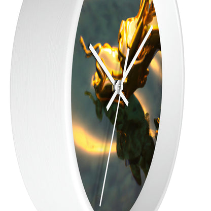 "Dragón descendente" - El reloj de pared alienígena