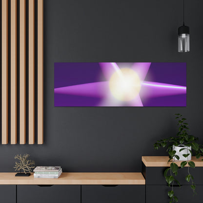 "The Mysterious Purple Star: A Celestial Prodigy" - The Alien Canva