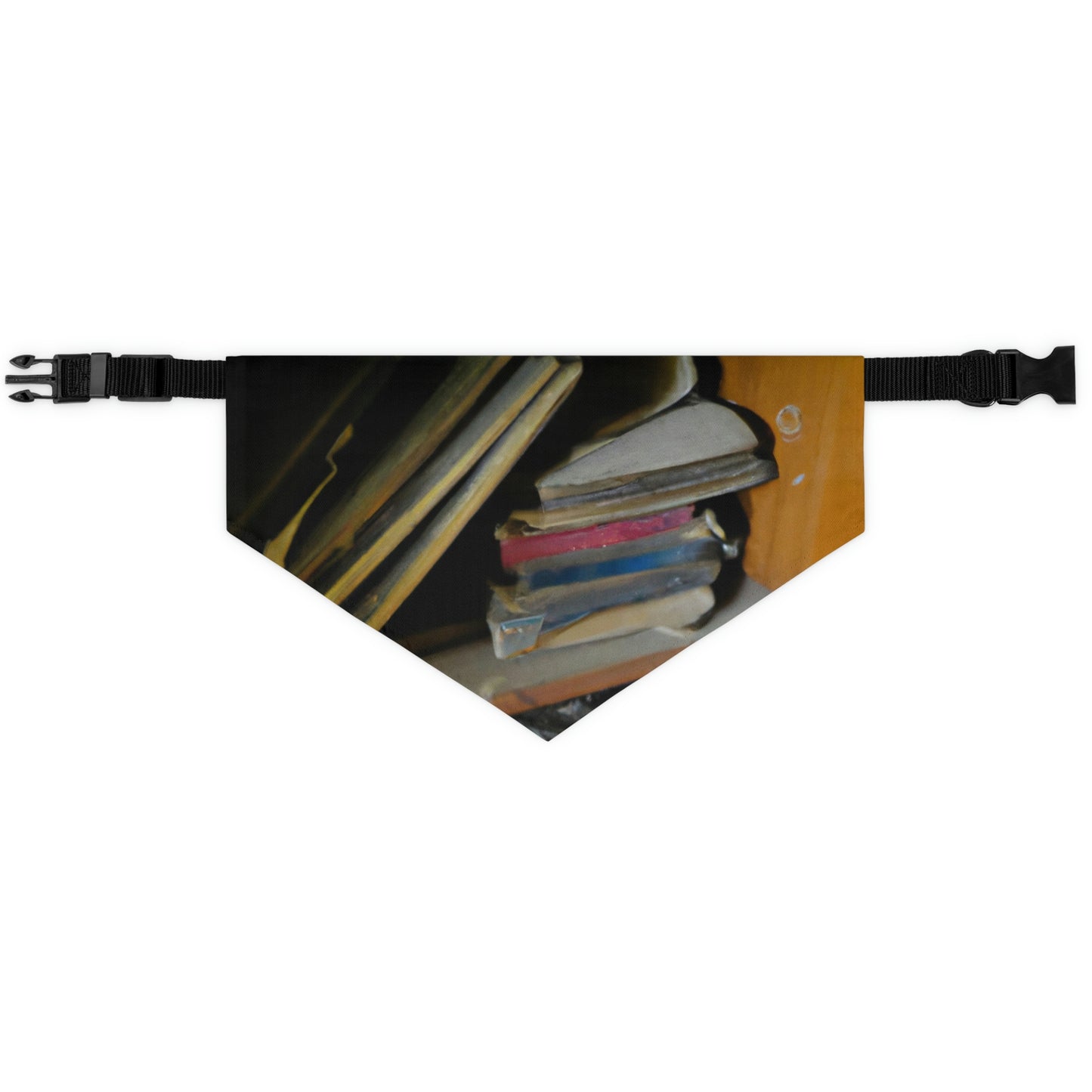 "The Lost Tales of Forgotten Library Shelves" - The Alien Pet Bandana Collar #nft