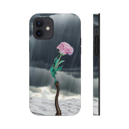 "Aight Against the Storm: La historia de una flor solitaria" - The Alien Tough Phone Cases