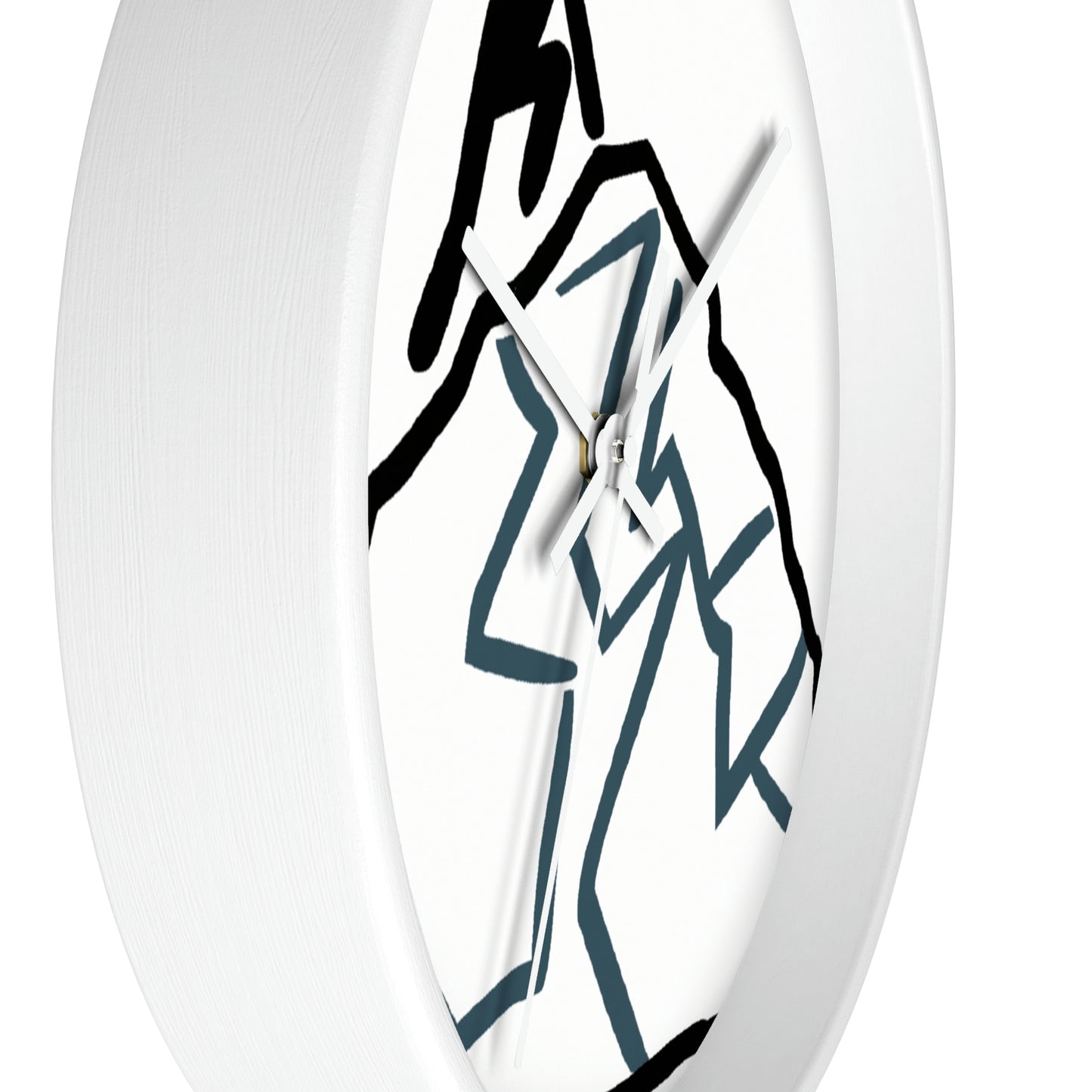 "Ascending the Summit" - The Alien Wall Clock