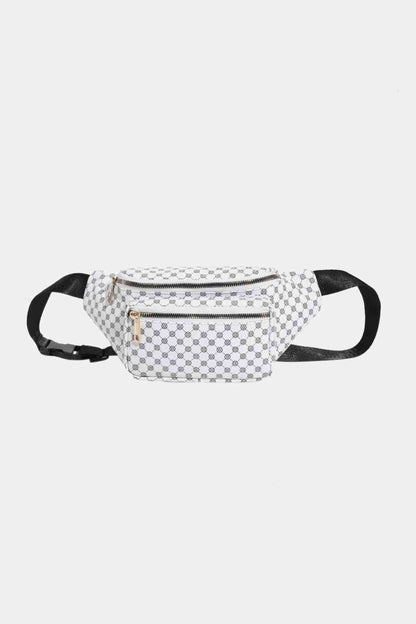 Printed PU Leather Sling Bag