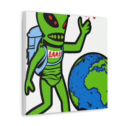 "Armageddon: Alien Exterminators vs Earth's Doom" - The Alien Canva