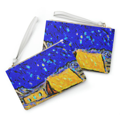 "Enchanted Sands of the Night Sky" - Die Alien Clutch Bag