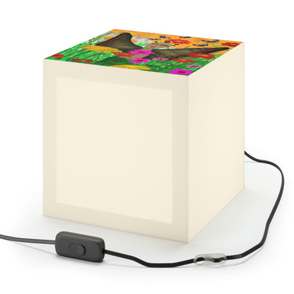 "Butterfly Ballet in the Wildflower Meadow" - The Alien Light Cube Lamp