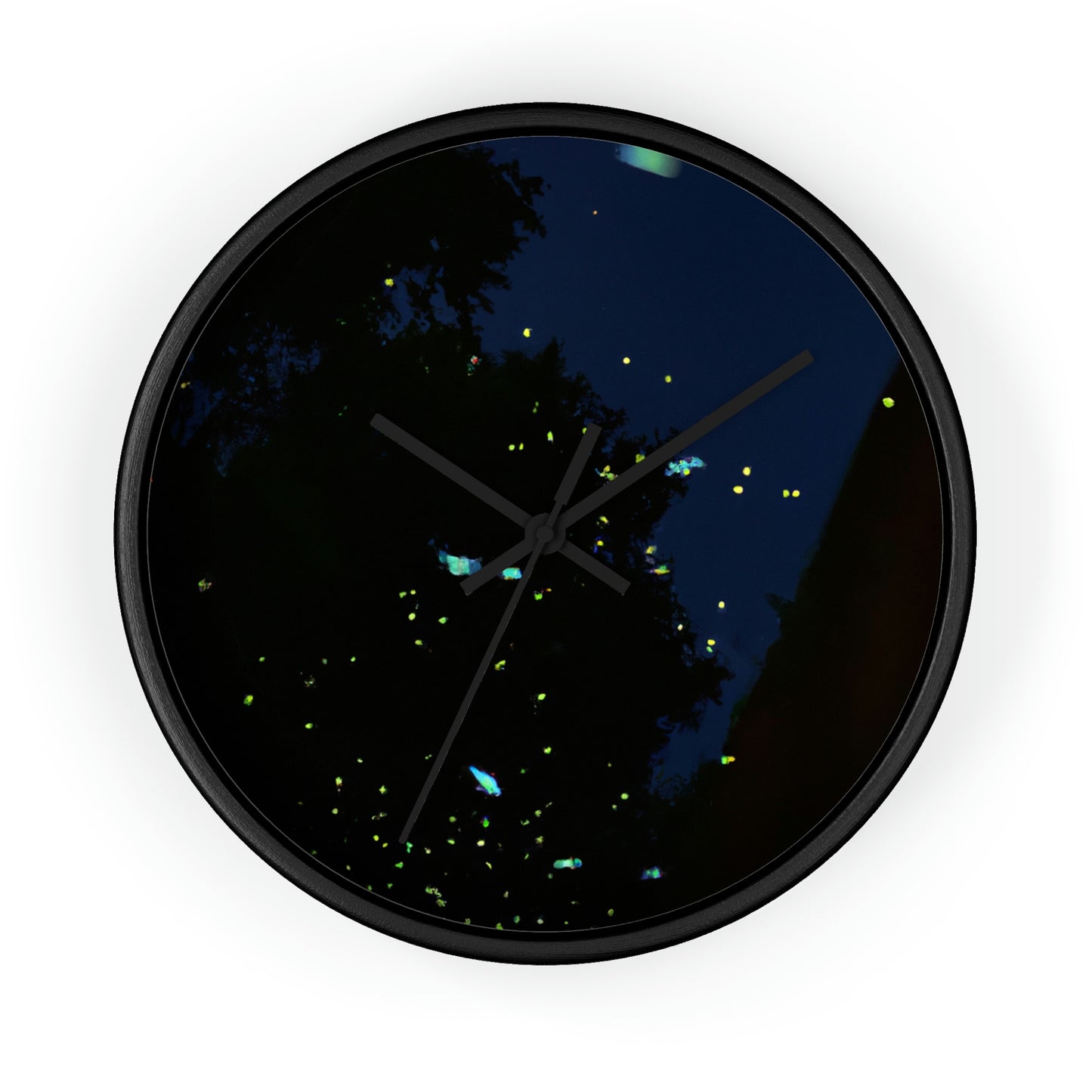 "Moonlight Fireflies" - The Alien Wall Clock