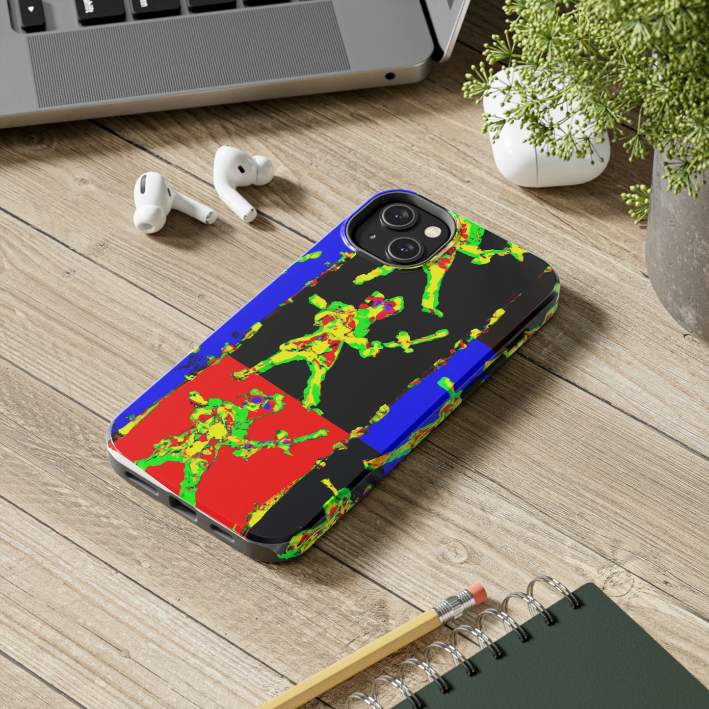 "Tanz mit Feuer und Stahl." - Die Alien Tough Phone Cases