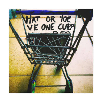 "The Shopping Cart of Hope" - The Alien Canva