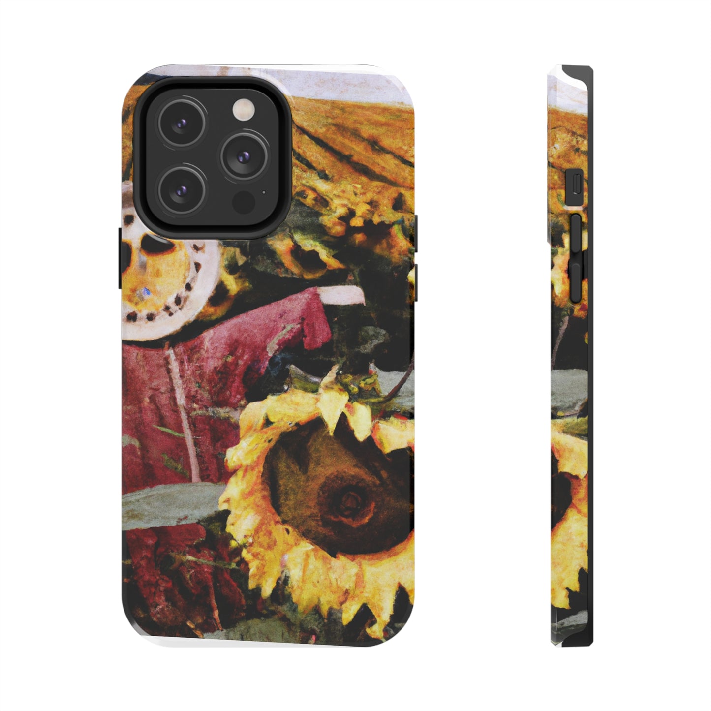 "Centinela solitaria del campo de girasoles" - Las fundas para teléfonos Alien Tough