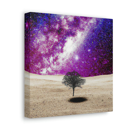 "Árbol solitario de polvo de estrellas" - The Alien Canva