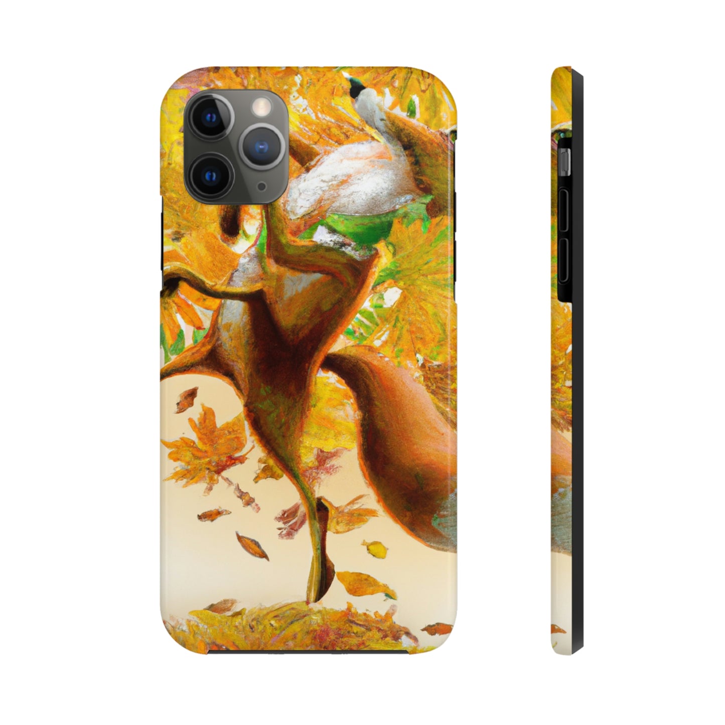 "Autumnal Adventure: A Fox's Mischief" - The Alien Tough Phone Cases