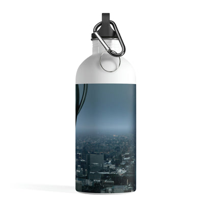 "A Distant Spark: An Alien's Search for Sanctuary in the City." - The Alien Stainless Steel Water Bottle