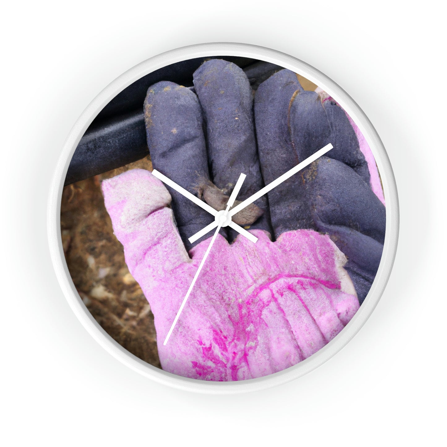 "A Tiny Home in an Old Glove" - The Alien Wall Clock