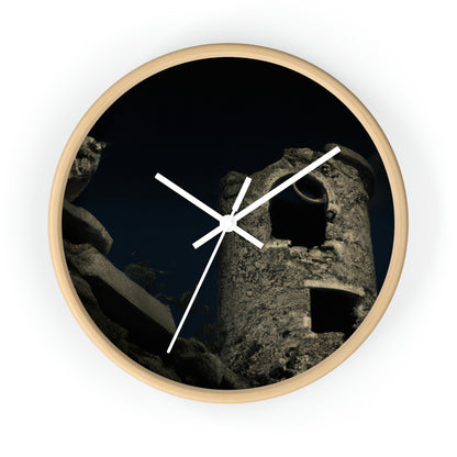 "The Lone Owl's Watchtower" - The Alien Wall Clock