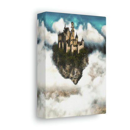 Castillo místico en el cielo - The Alien Canva