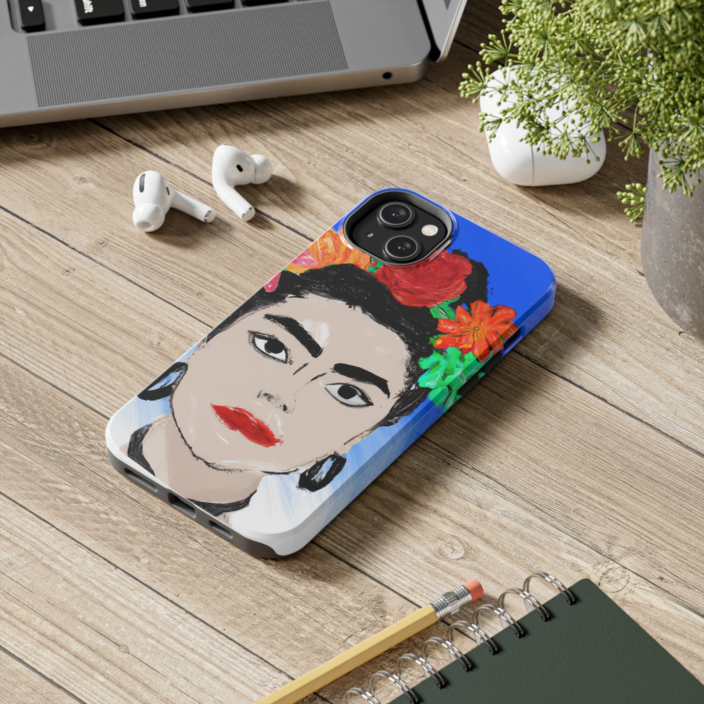 „Feurige Frida: Eine mexikanische Ikone mit farbenfroher Kultur malen“ – The Alien Tough Phone Cases