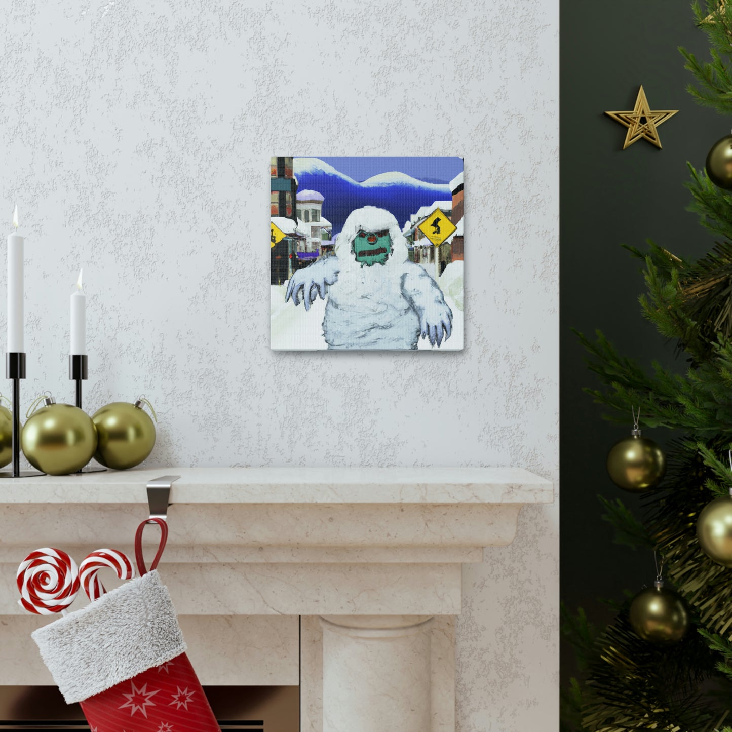 Frozen Terror: The Abominable Snowman's Reign - The Alien Canva