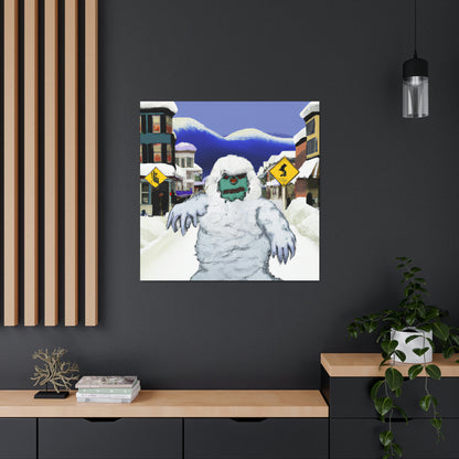 Frozen Terror: The Abominable Snowman's Reign - The Alien Canva