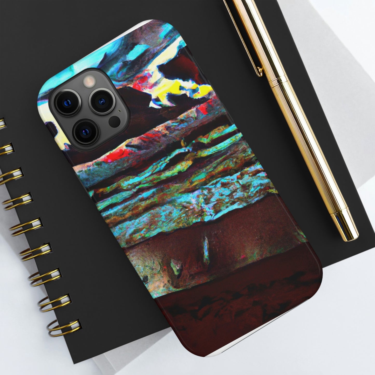 "Dusk at Sea: A Tempestuous Gathering" - The Alien Tough Phone Cases