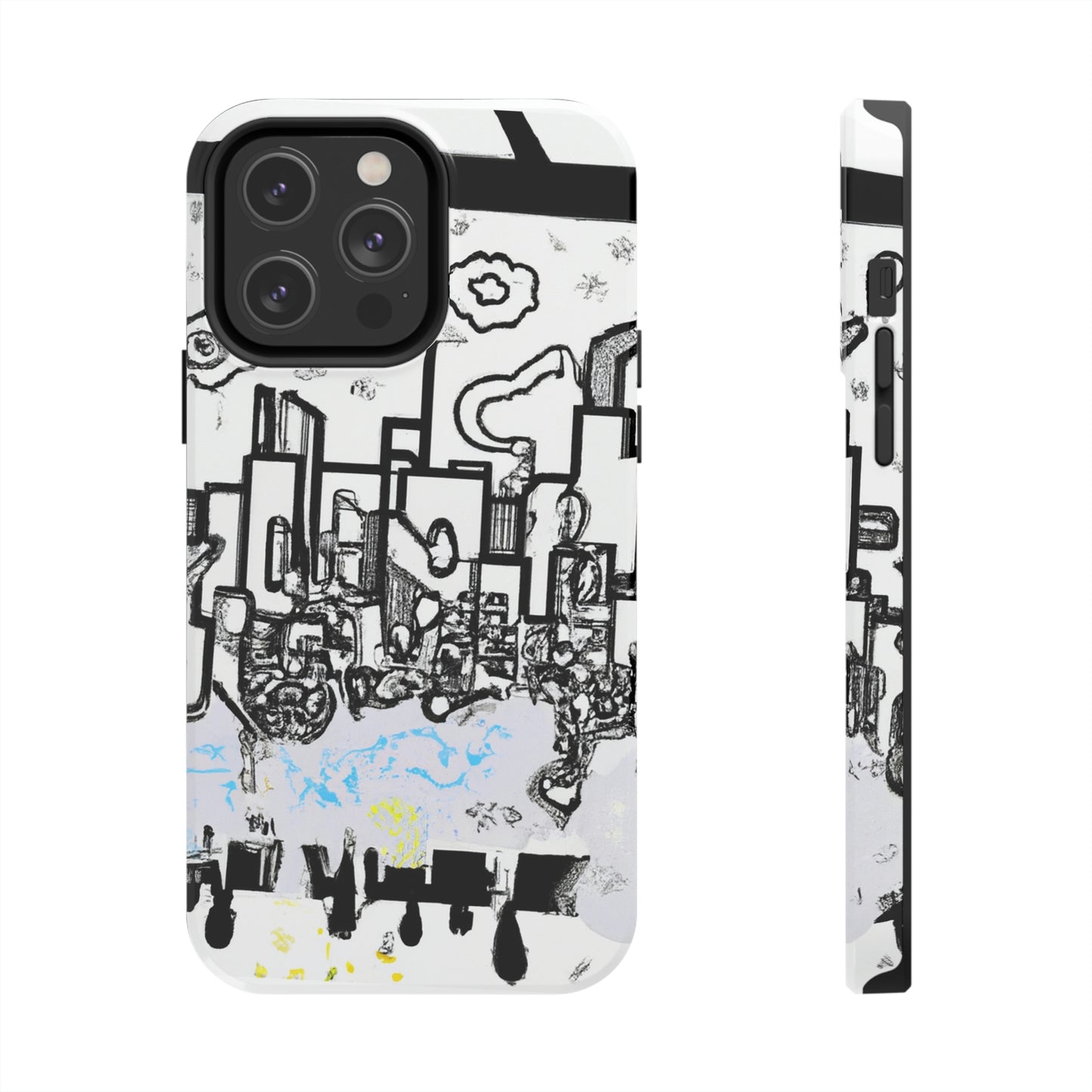 "Ghostly Haze: The Forgotten City". - The Alien Tough Phone Cases