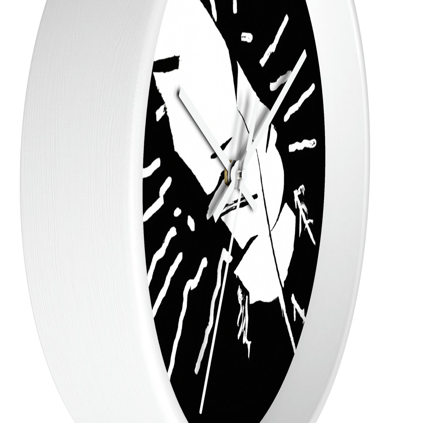 Lost in the Shadows: The White Feather's Journey - The Alien Wall Clock