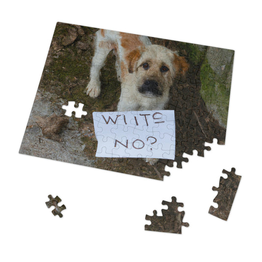 "A Heartbreaking Search: The Lost Dog's Plea for Reunion" - The Alien Jigsaw Puzzle