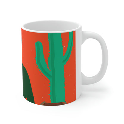 The Desert Scribe's Secrets - The Alien Ceramic Mug 11 oz