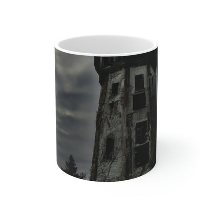 The Sinister Lighthouse - The Alien Taza de cerámica 11 oz