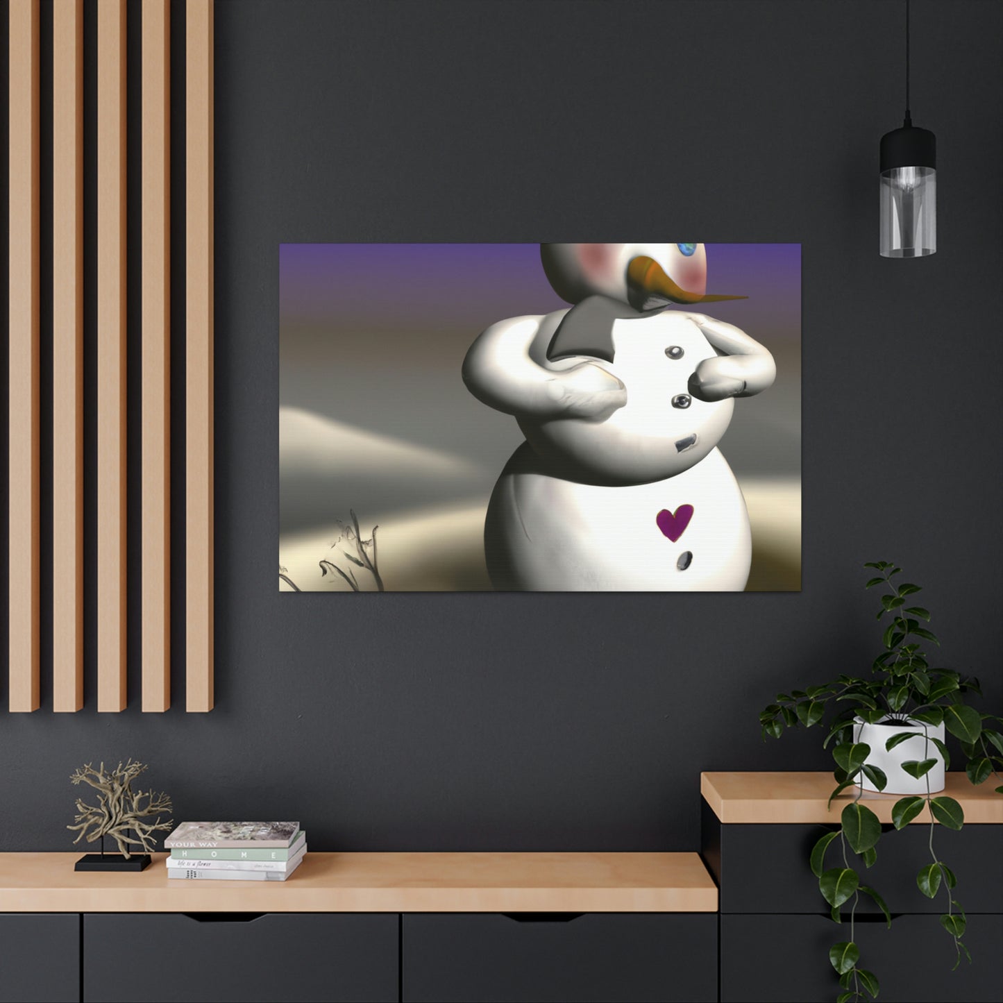 "Chilly But Hopeful: The Snowman's Quest For A Hug" - The Alien Canva