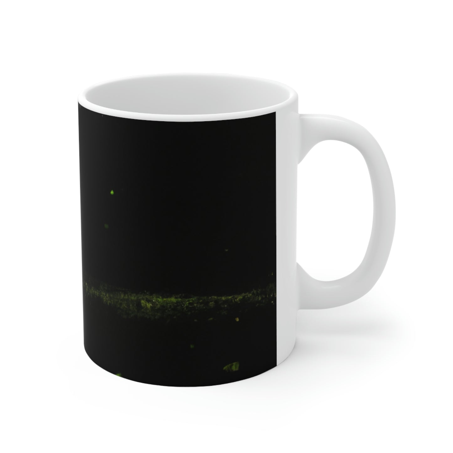 "A Thousand Fireflies in the Night Sky" - Der Alien-Keramikbecher 11 oz