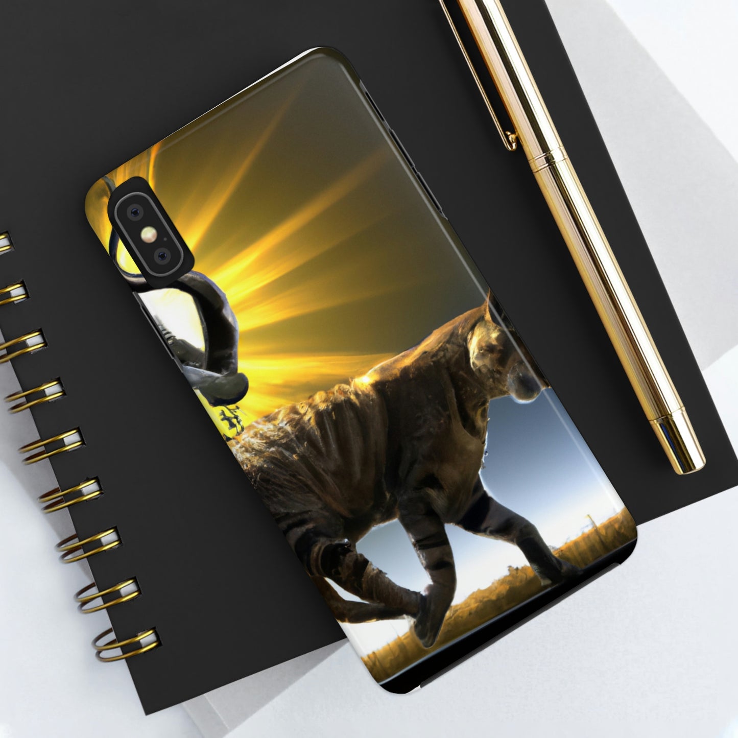 "A Purrfect Sunbeam Moment" - Die Alien Tough Phone Cases