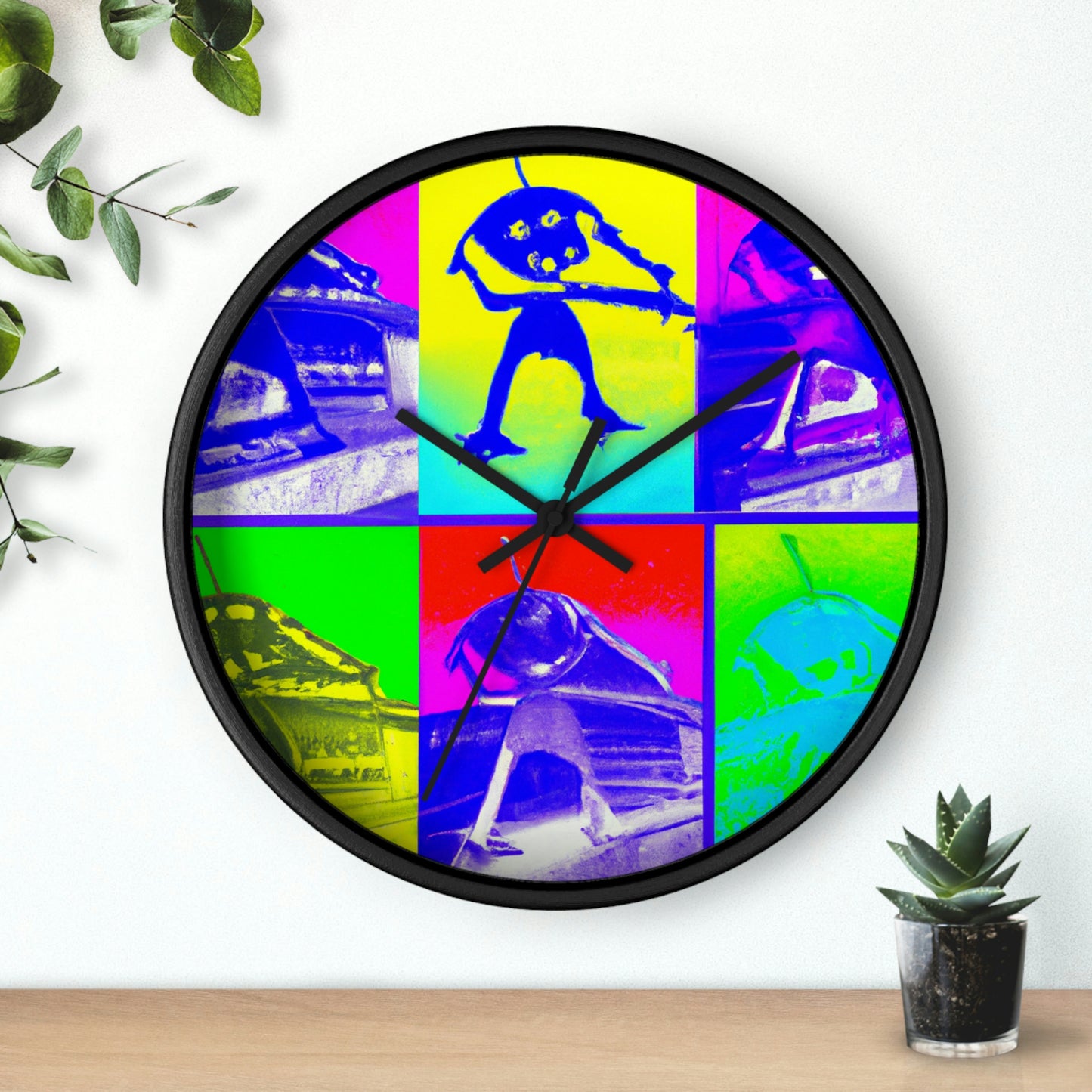 "A Desperate Escape" - The Alien Wall Clock