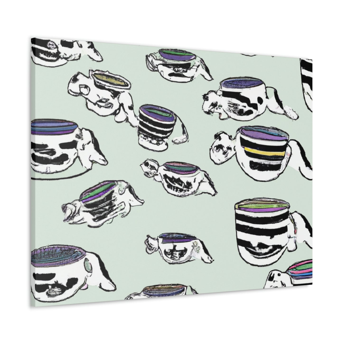 "A Purr-fectly Precious Tea Party Parade" - The Alien Canva