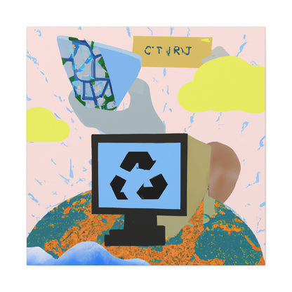 "Tech's Toll on the Environment" - Leinwand