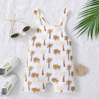 Kinderoverall mit botanischem Aufdruck