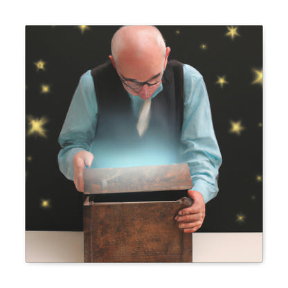 The Magic Box of the Elderly Man - The Alien Canva