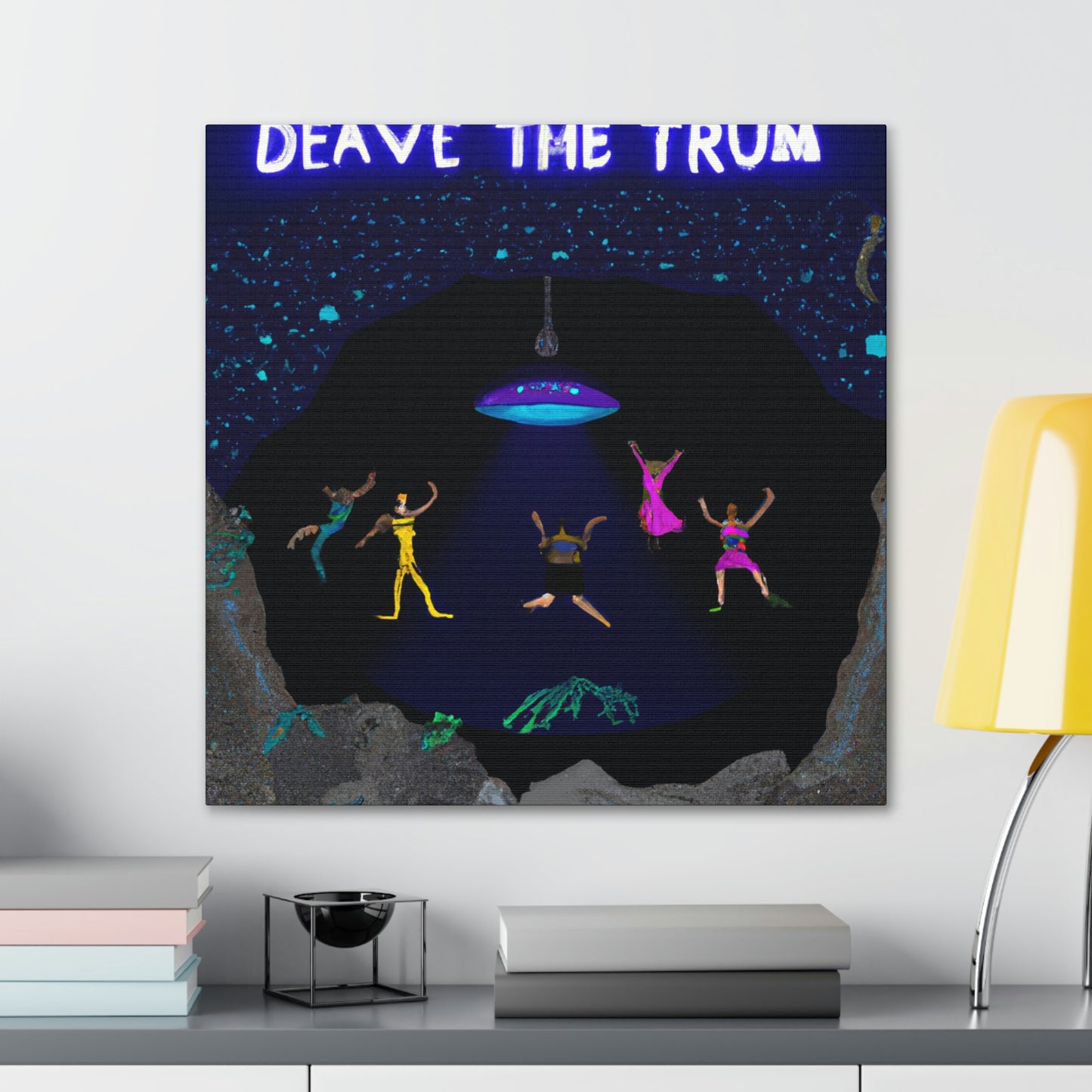 "Una fiesta submarina maravillosa" - The Alien Canva