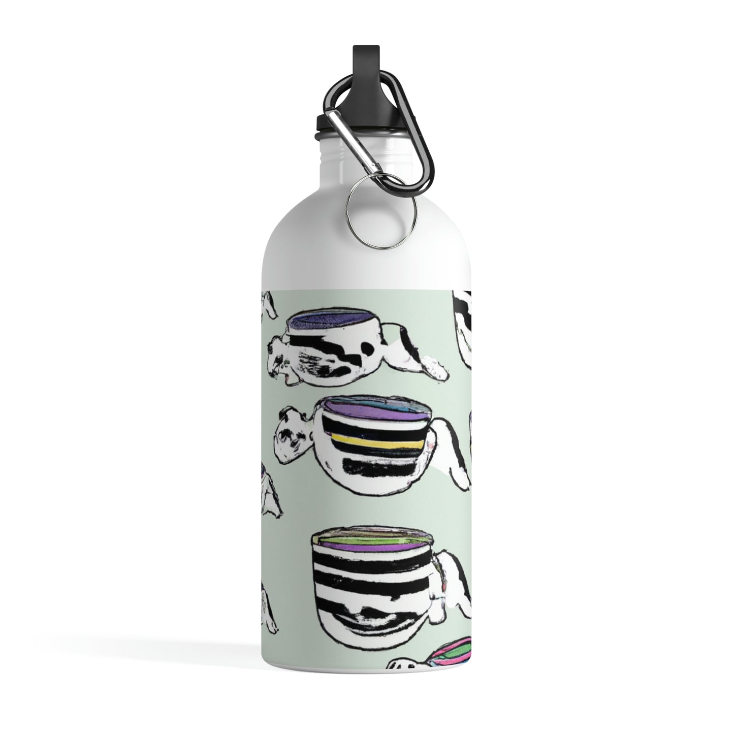 "A Purr-fectly Precious Tea Party Parade" - The Alien Stainless Steel Water Bottle