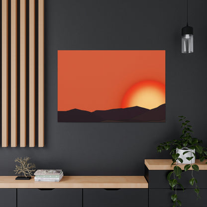 Sunset Artist. - Canvas