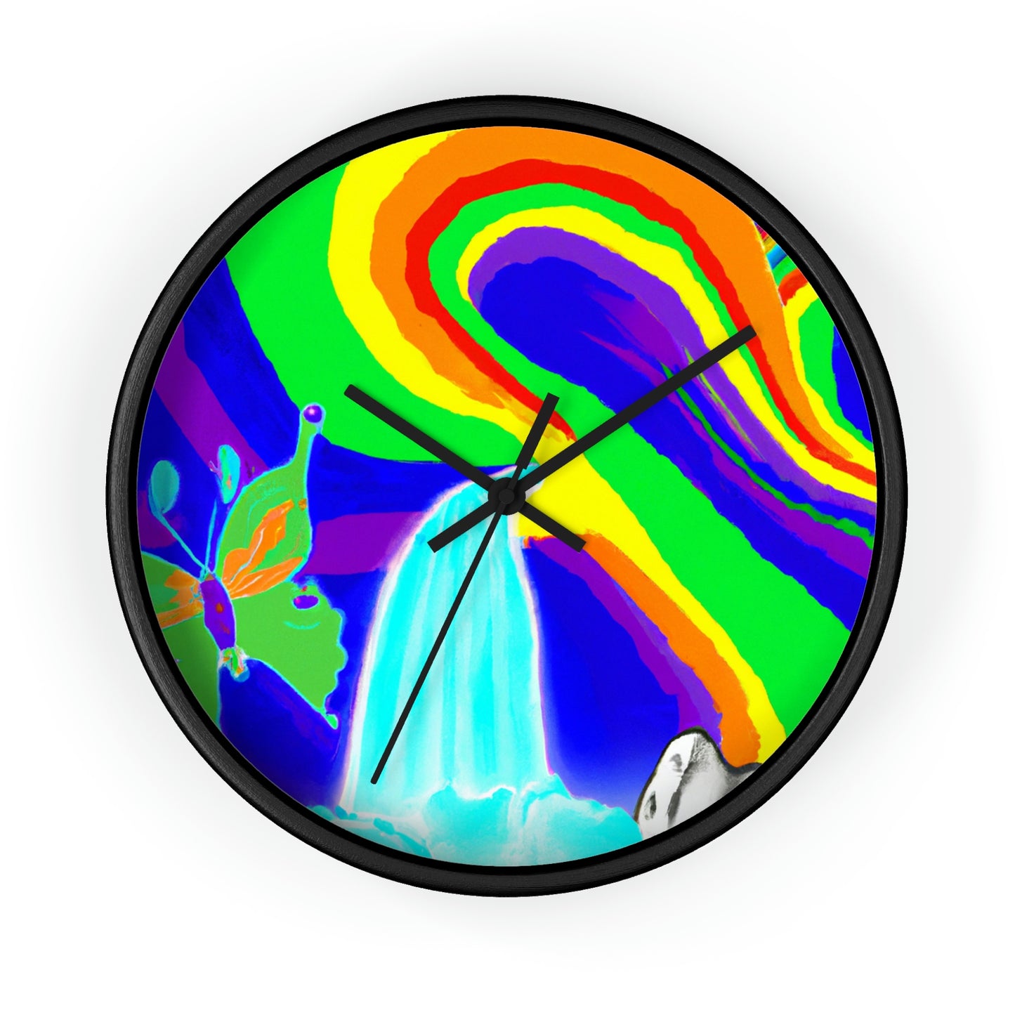 "Dancing Amongst the Splendor" - The Alien Wall Clock