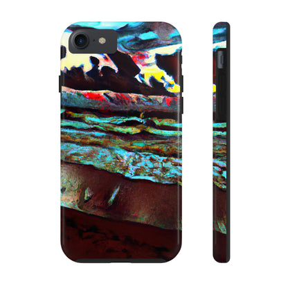 "Dusk at Sea: A Tempestuous Gathering" - The Alien Tough Phone Cases