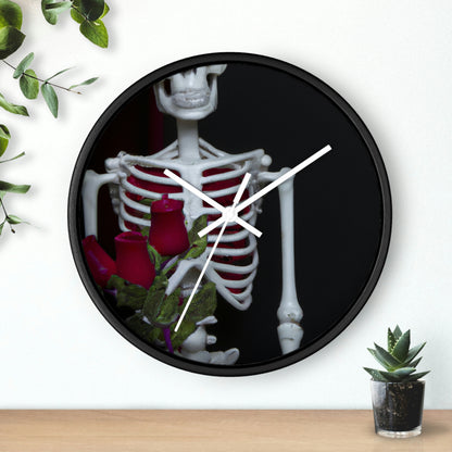 "The Skeletal Romantic" - The Alien Wall Clock