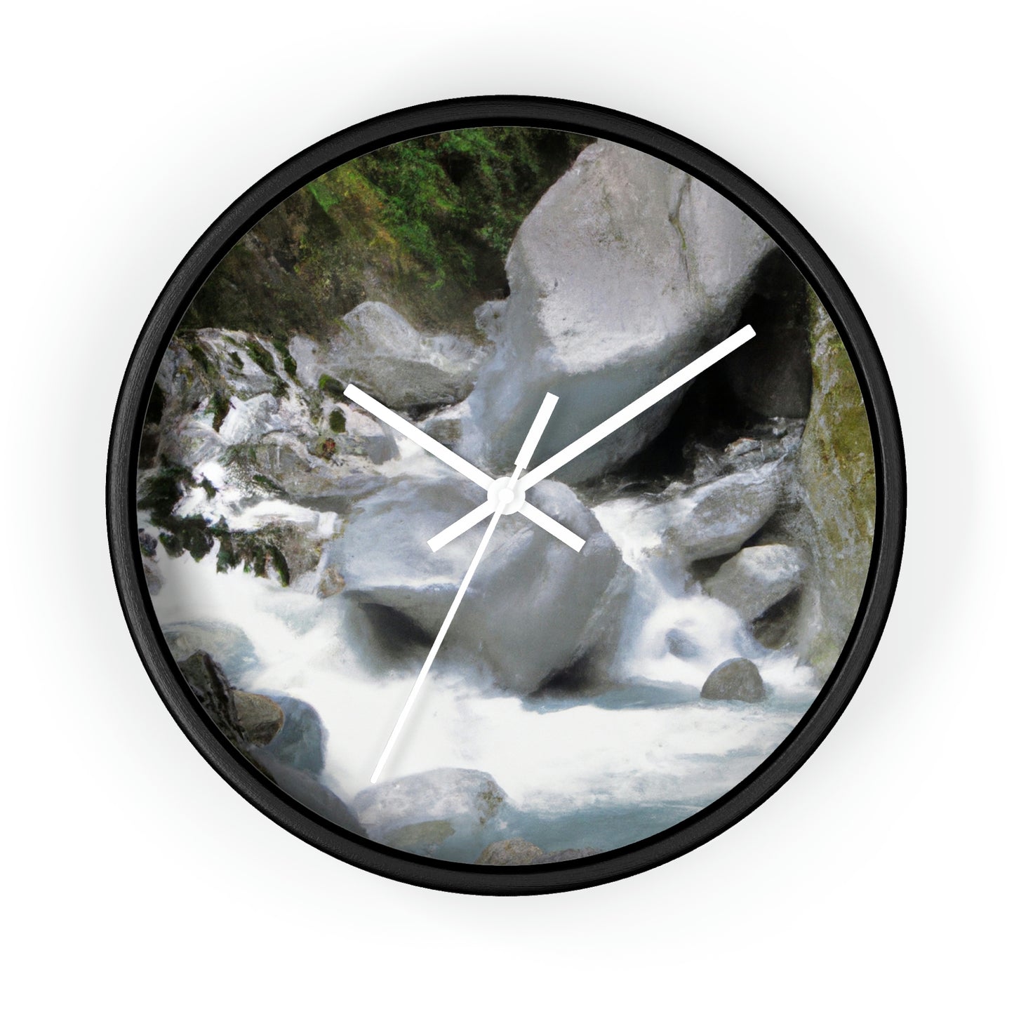 "Canyon Chaos: The Rockslide Race" - The Alien Wall Clock