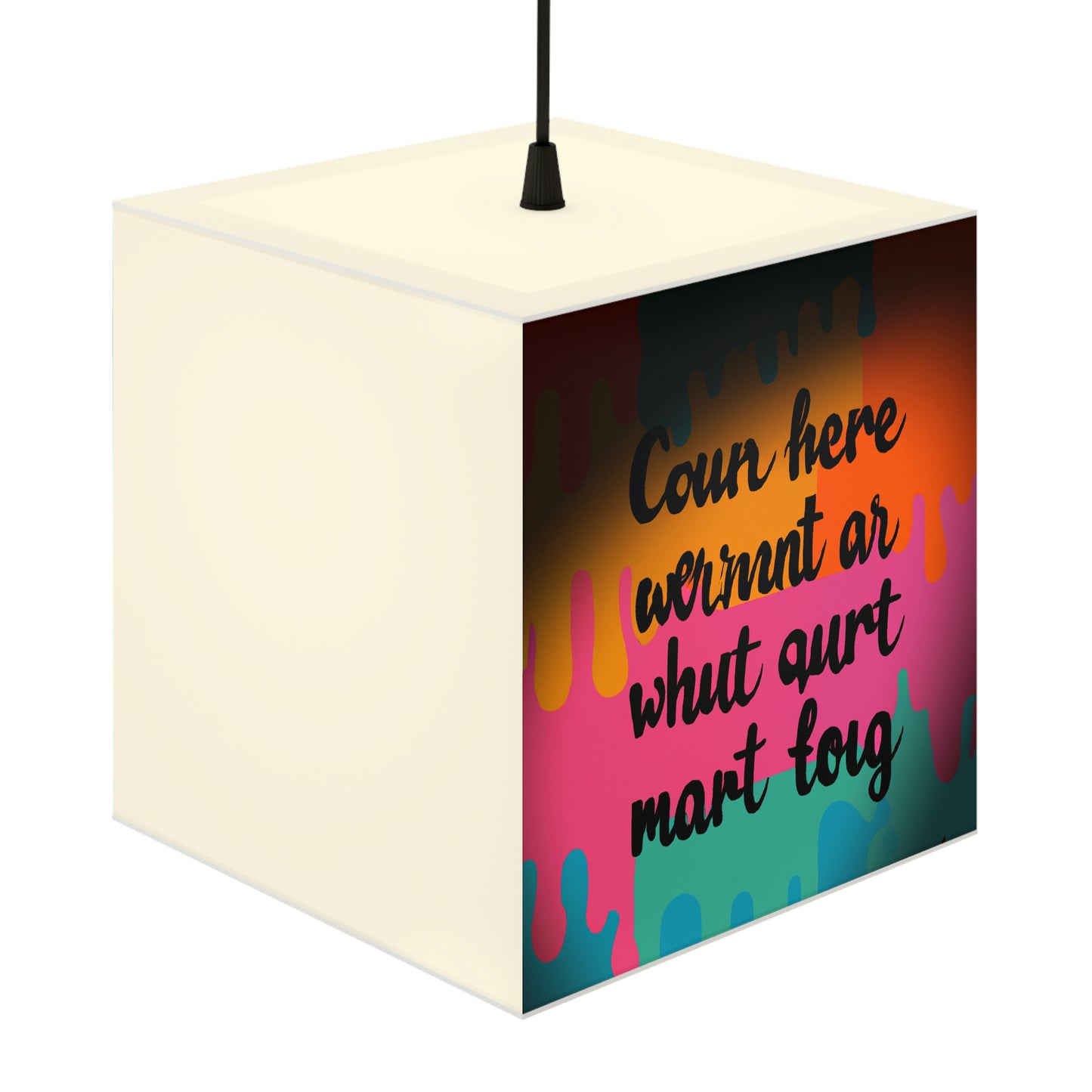 "Brave in the Face of Nightmares" - Die Alien Light Cube Lampe