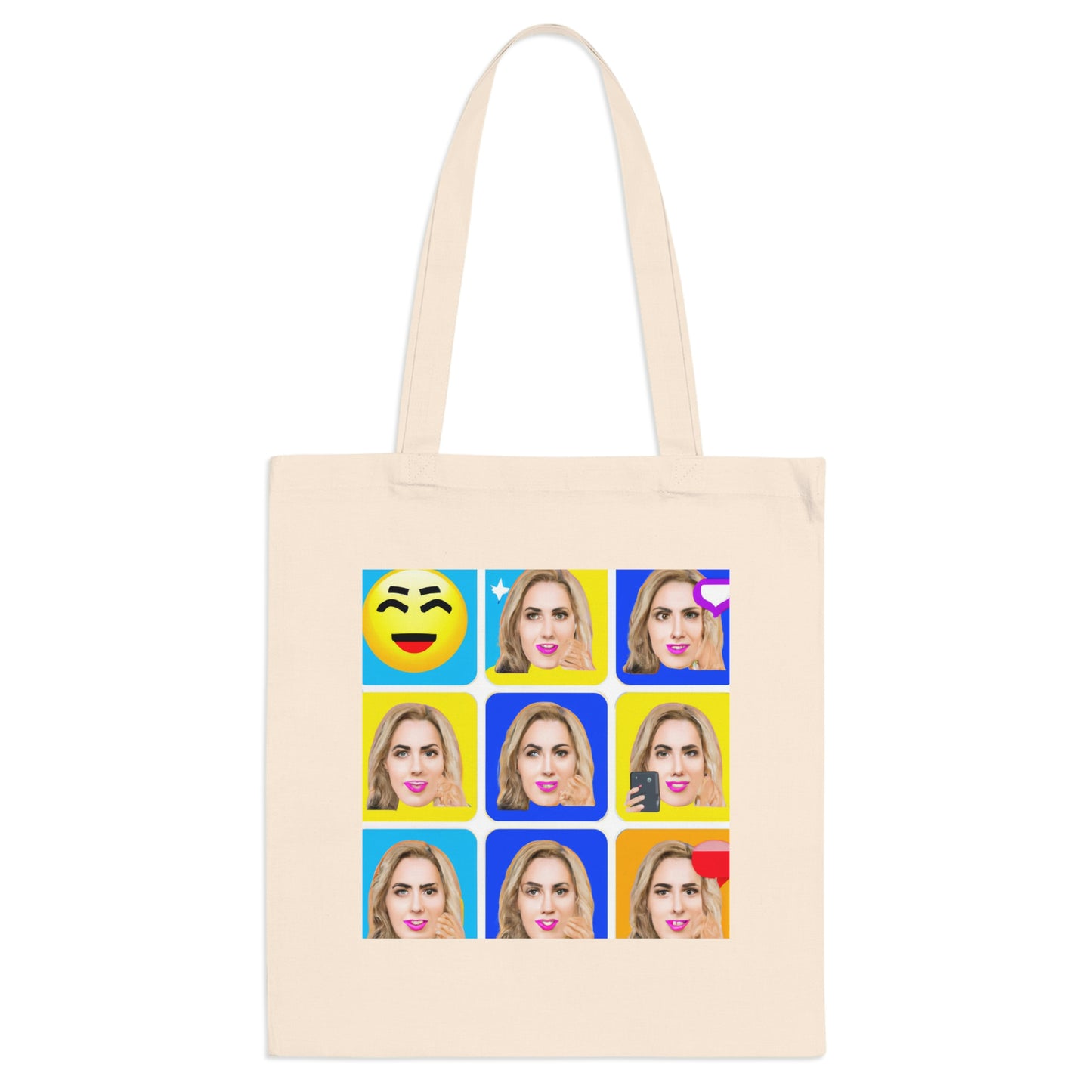 "Emoji-zing a Celebrity: A Pop Art Portrait" - Die Alien-Einkaufstasche